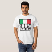 T-shirt Drapeau 100% italien (Devant entier)