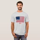 T-shirt drapeau 1776 (Devant entier)