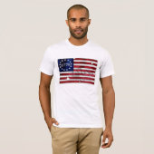 T-shirt Drapeau 1776 américain (Devant entier)