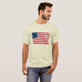 T-shirt Drapeau 1776 des USA (Devant entier)