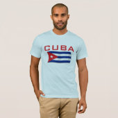 T-shirt Drapeau 1 du Cuba (Devant entier)