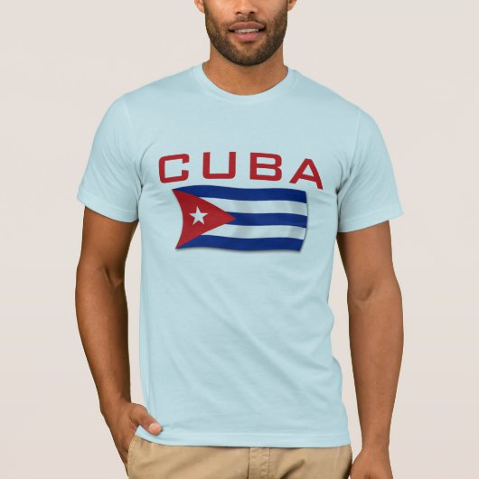 T-shirt Drapeau 1 du Cuba (Devant)