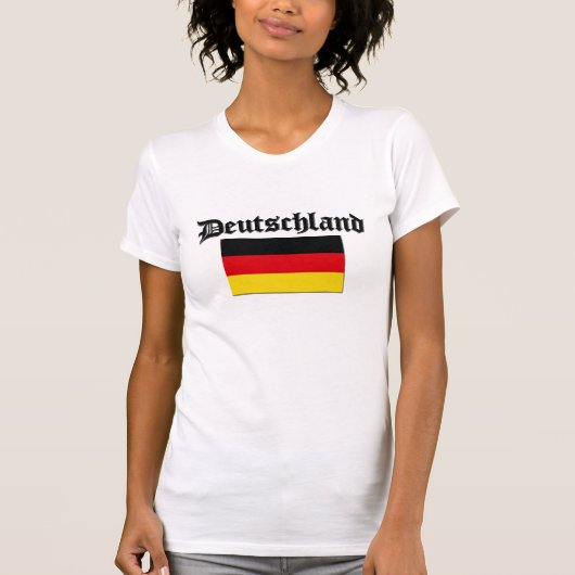 T-shirt Drapeau 1 du Deutschland (Devant)