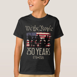 T-shirt Drapeau 250 ans Anniversaire 250e anniversaire amé