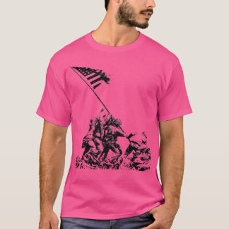 T-shirt Drapeau 2ème guerre mondiale levé sur Iwo Jima