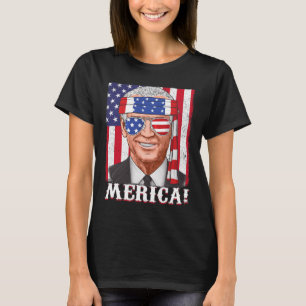 T-shirt Drapeau 4 juillet Joe Biden Merica USA