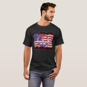 T-shirt Drapeau 91200 des USA de paix d'OBAMA (Devant entier)