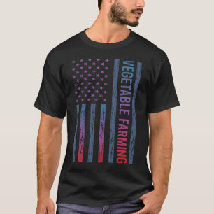 T-shirt Drapeau à dégradé pour l'agriculture maraîchère