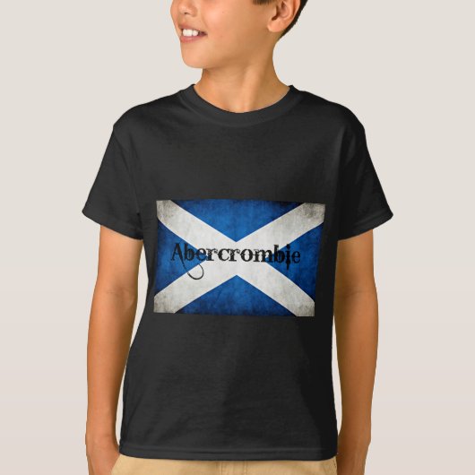 T-shirt Drapeau Abercrombie Grunge (Devant)