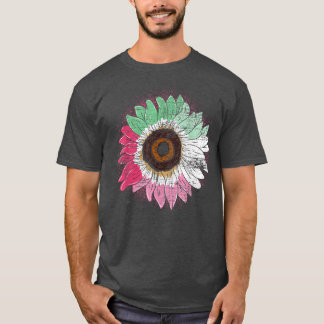 T-shirt Drapeau Abroseuse Tournesol Blossom Gay pride LGBT