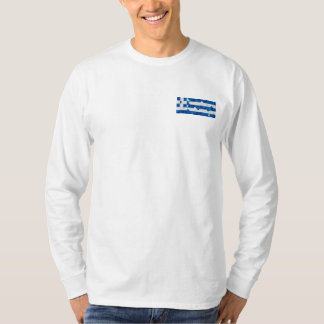 T-shirt Drapeau abstrait de la Grèce, chemise grecque de