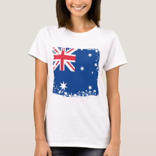 T-shirt Drapeau abstrait de l'Australie, couleurs