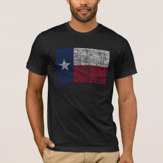 T-shirt Drapeau affligé du Texas