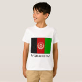 T-shirt Drapeau Afghanistan (Devant entier)
