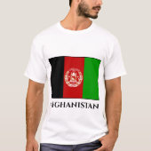 T-shirt Drapeau Afghanistan (Devant)