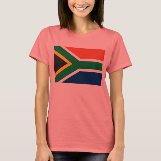 T-shirt Drapeau Afrique du Sud (Devant)