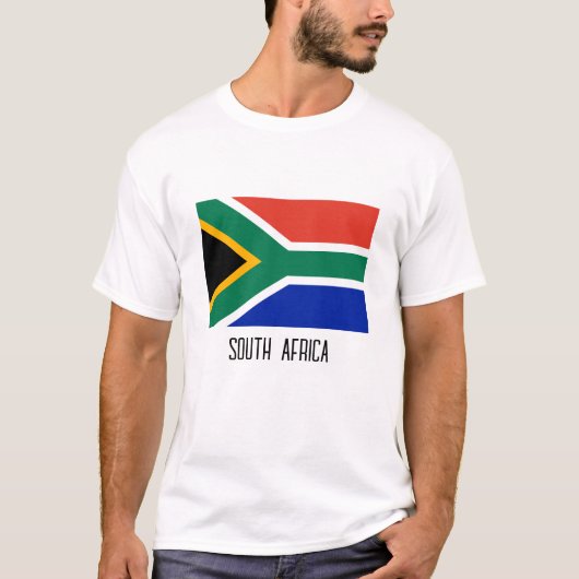 T-shirt Drapeau Afrique du Sud (Devant)