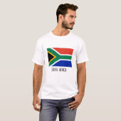 T-shirt Drapeau Afrique du Sud (Devant entier)