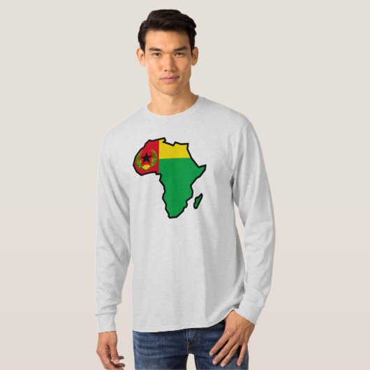 T-shirt Drapeau Afrique historique Cabo Verde (Devant entier)