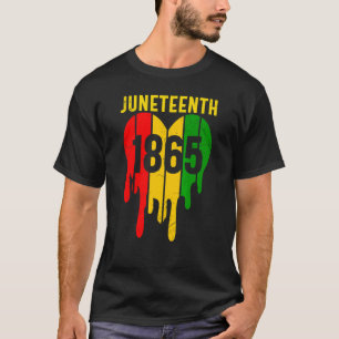 T-shirt Drapeau afro-américain noir 1865 Freedo