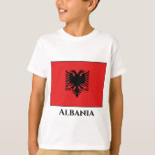 T-shirt Drapeau albanais (Devant)