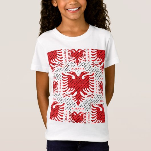 T-Shirt Drapeau albanais 4 (Devant)