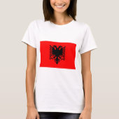 T-shirt Drapeau Albanie (Devant)