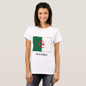 T-shirt Drapeau algérien (Devant entier)