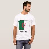 T-shirt Drapeau algérien (Devant entier)