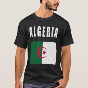 T-shirt Drapeau Algérien Fierté Algérienne Patriotique Joy