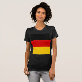 T-shirt Drapeau allemand (Devant entier)