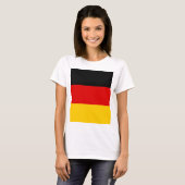 T-shirt Drapeau allemand (Devant entier)