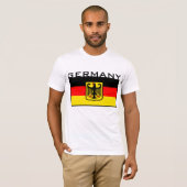 T-shirt Drapeau allemand (Devant entier)