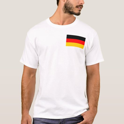 T-shirt Drapeau allemand (Devant)