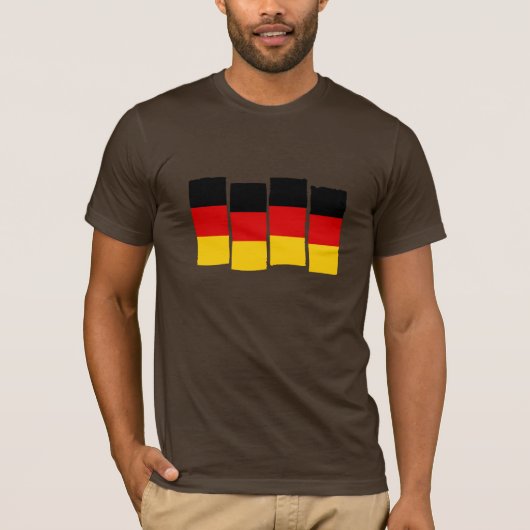 T-shirt Drapeau allemand (Devant)