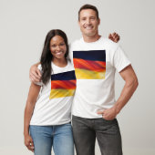 T-shirt Drapeau allemand (Unisexe)