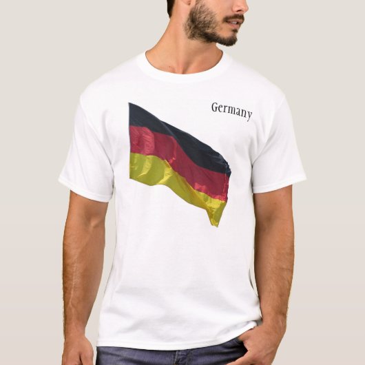 T-shirt Drapeau allemand (Devant)