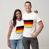 T-shirt Drapeau allemand (Unisexe)