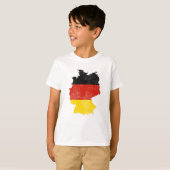 T-shirt Drapeau allemand (Devant entier)
