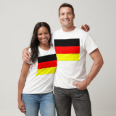 T-shirt Drapeau allemand (Unisexe)