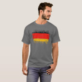T-shirt Drapeau allemand (Devant entier)