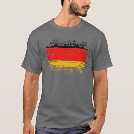 T-shirt Drapeau allemand (Devant)