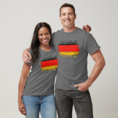 T-shirt Drapeau allemand (Unisexe)