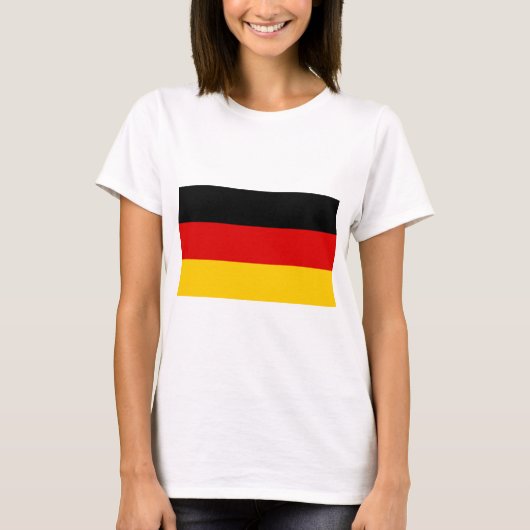 T-shirt Drapeau allemand (Allemagne) (Devant)