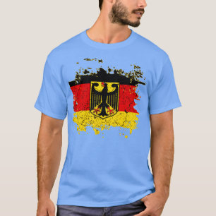 T-shirt Drapeau allemand avec aigle