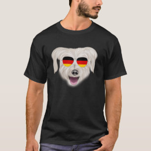 T-shirt Drapeau allemand Berger Pyrénéen Chien Allemagne P
