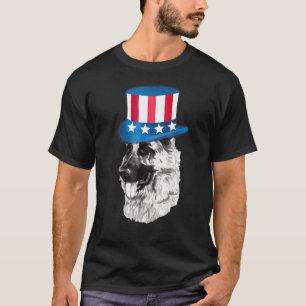 T-shirt Drapeau allemand Casquette américain 4 juillet chi