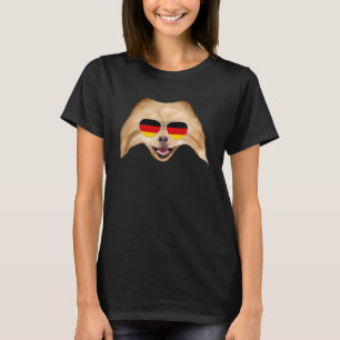 T-shirt Drapeau allemand Chien roumain Allemagne Poche