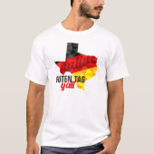 T-shirt Drapeau allemand de Polygon natif du Texas (Devant)