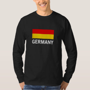 T-shirt Drapeau allemand noir rouge jaune Allemagne